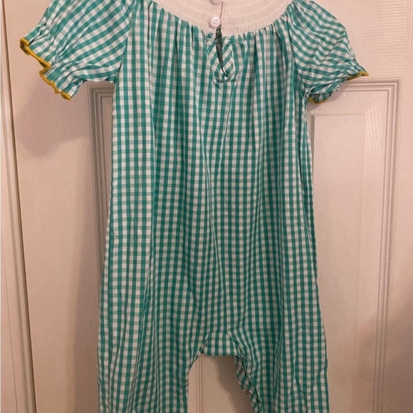 NWT Fall Smocked Bubble Romper - size 6 months - Picture 6 of 7